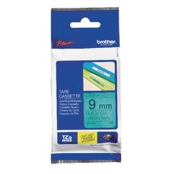 Nastro per etichette brother tze721 nero, verde 9mmx8m