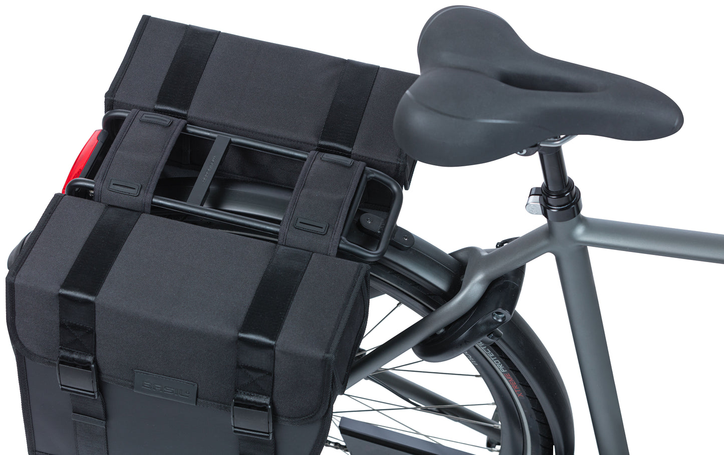 Basil Tour Double Bicycle Borse - 28L - Nero