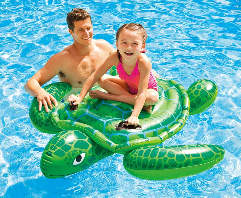 Tortuga inflable pequeña