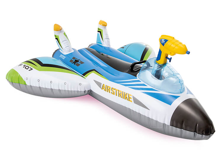 Avión de pistola de agua Intex azul
