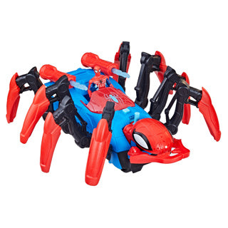 Spider-man Marvel crawl e blast spider - veicolo giocattolo