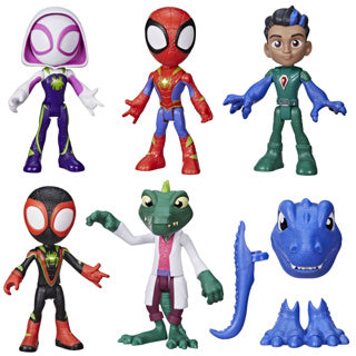 Paquete de colección de dinosaurios de Spidey y sus amigos.