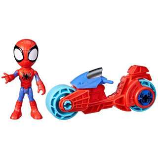 Hasbro spidey y amigos asistente de motocicleta | 2 piezas