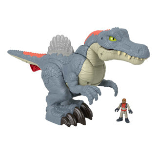 Jurassic World Imaginext Ultra Snap Spinosaurus con luce e suono