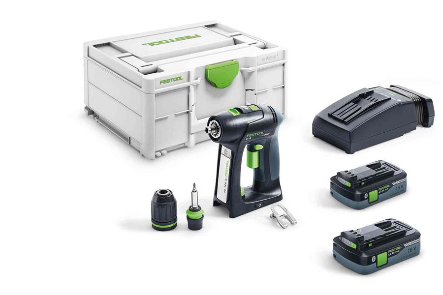 Festool cordless drill/driver T18+3 hpc 4.0 i-plus
