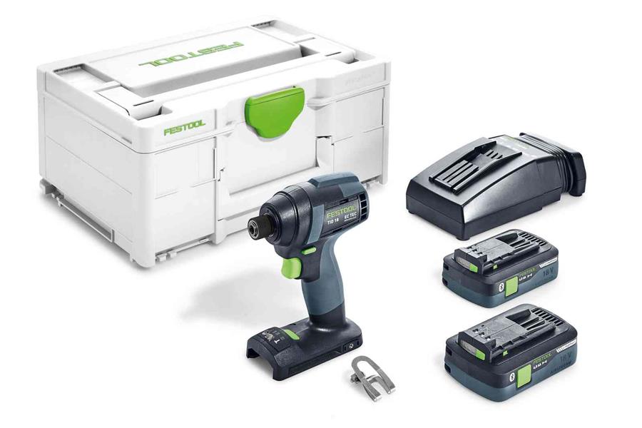 Atornillador de impacto inalámbrico Festool tid 18 hpc 4.0 i-plus
