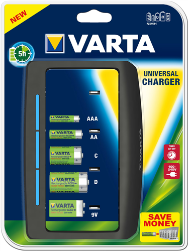 Caricabatterie universale Varta
