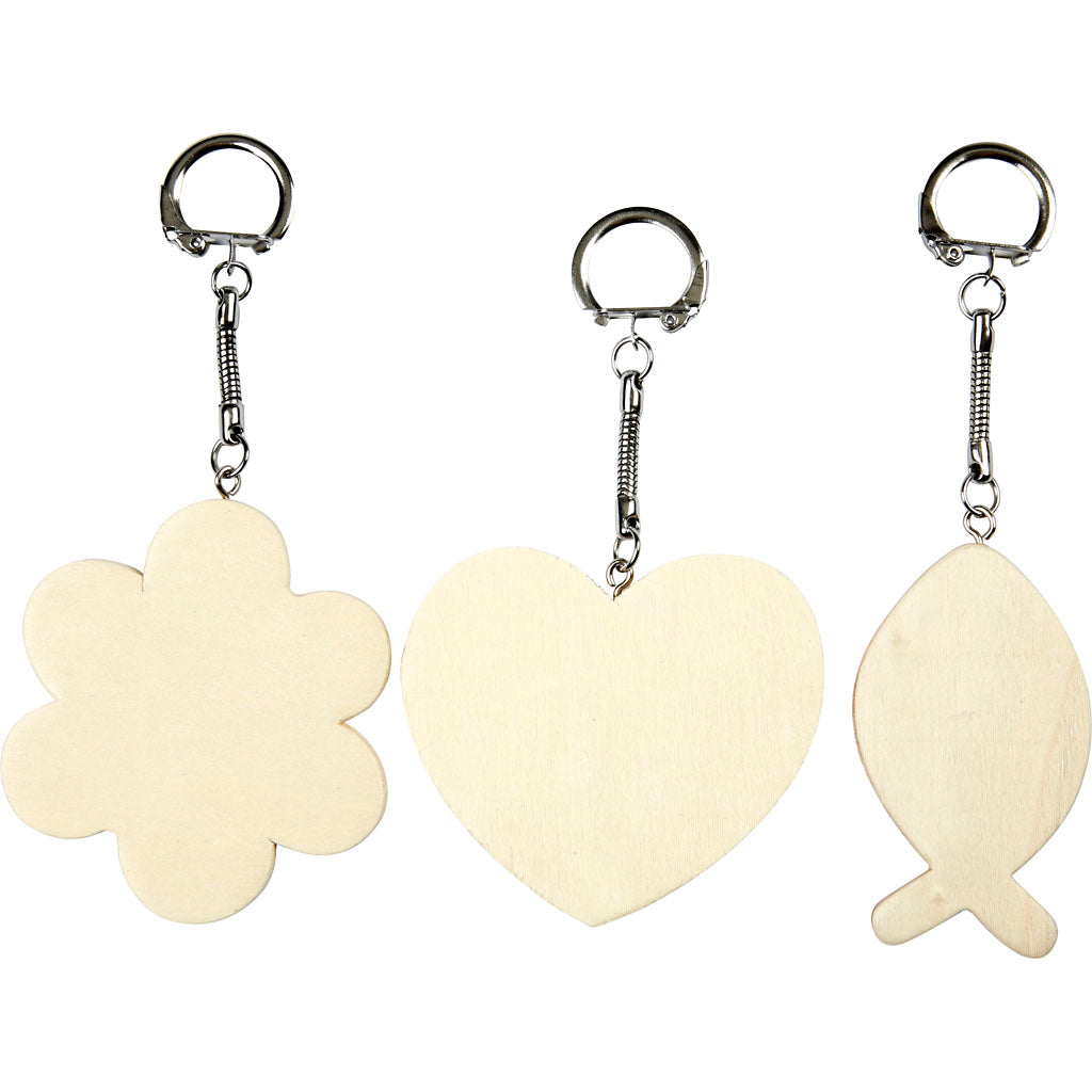 Portachiavi aziendale Creativ, misura 6-7 cm, spessore 3 mm, 12 pezzi 1 scatola