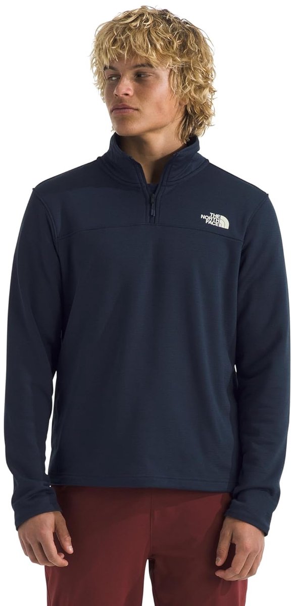 The north face m cedar trail grid fleece 1 - 4 zip heren outdoortrui - summit navy