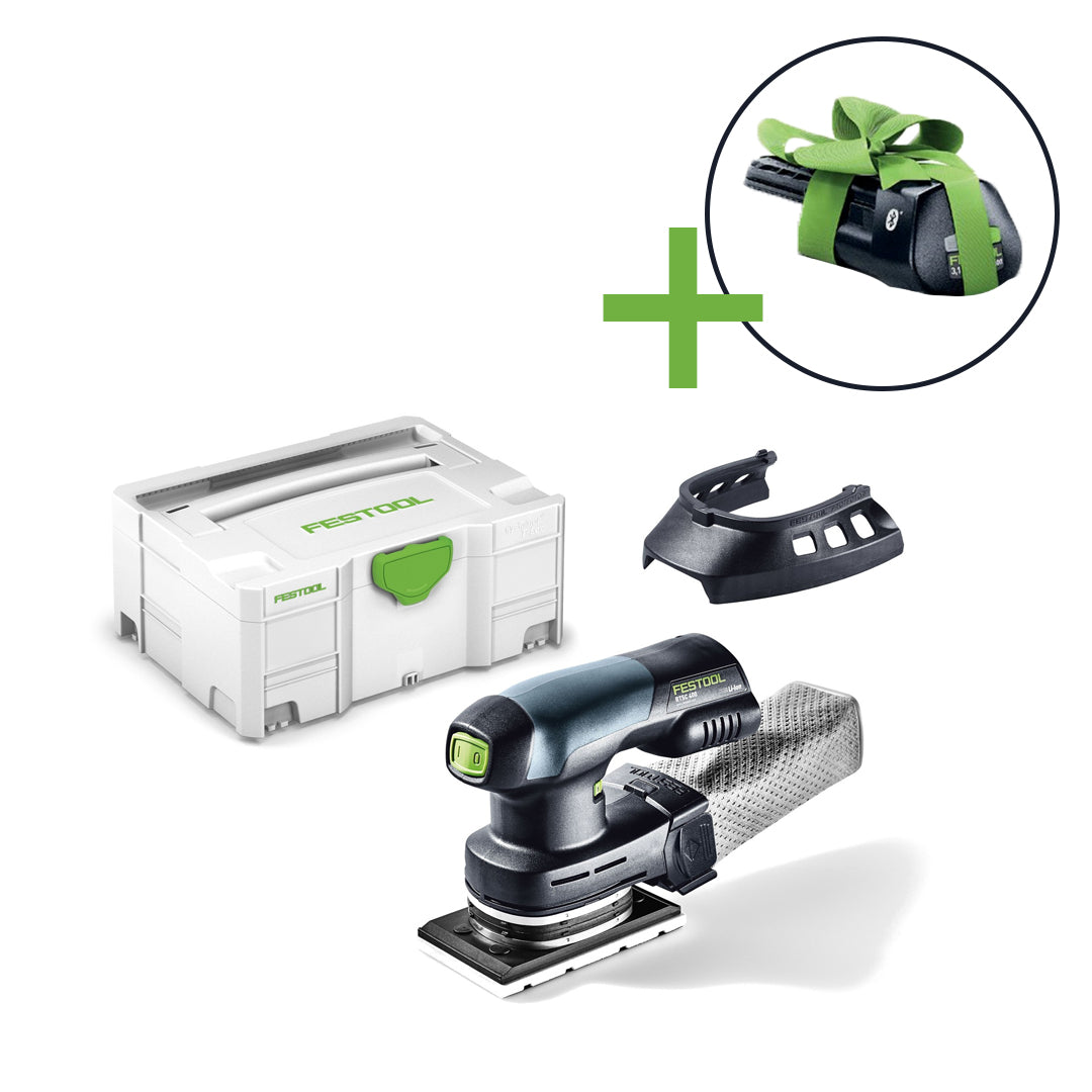 Lijadora orbital inalámbrica Festool rtsc 400 li-basic | + batería 3.0ah 577028