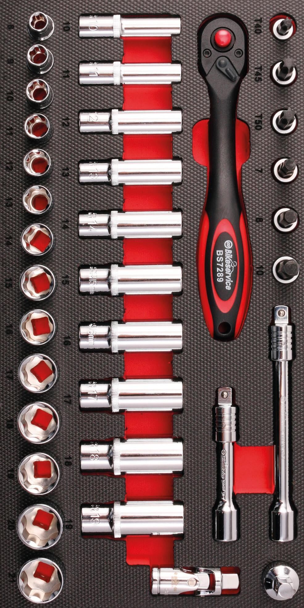 Módulo Bikeservice con incrustaciones de llave de boca moduleinl bst pcschlein 3 8 36tlg