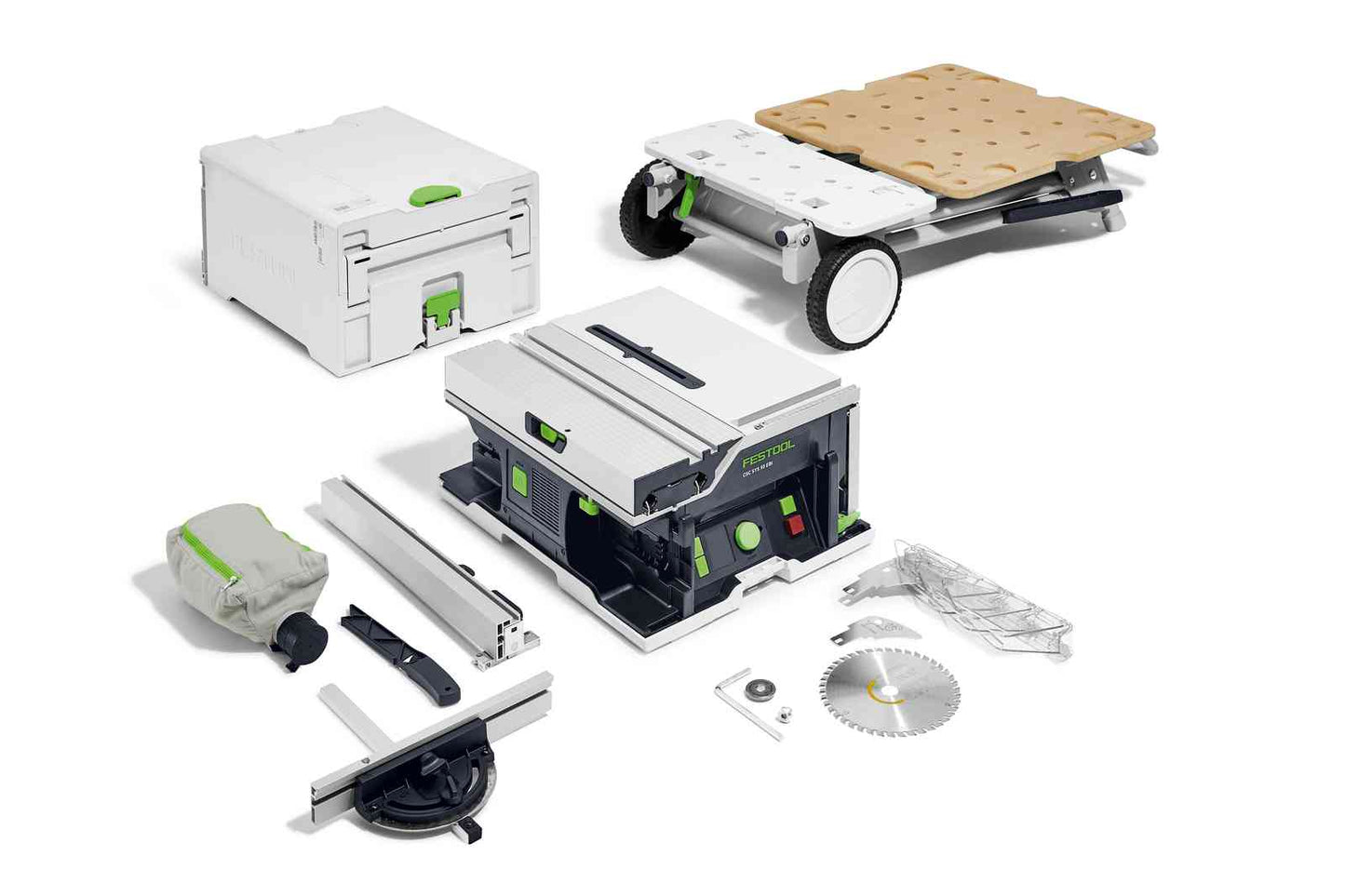 Sega da banco a batteria Festool csc sys 50 ebi set base - 577371