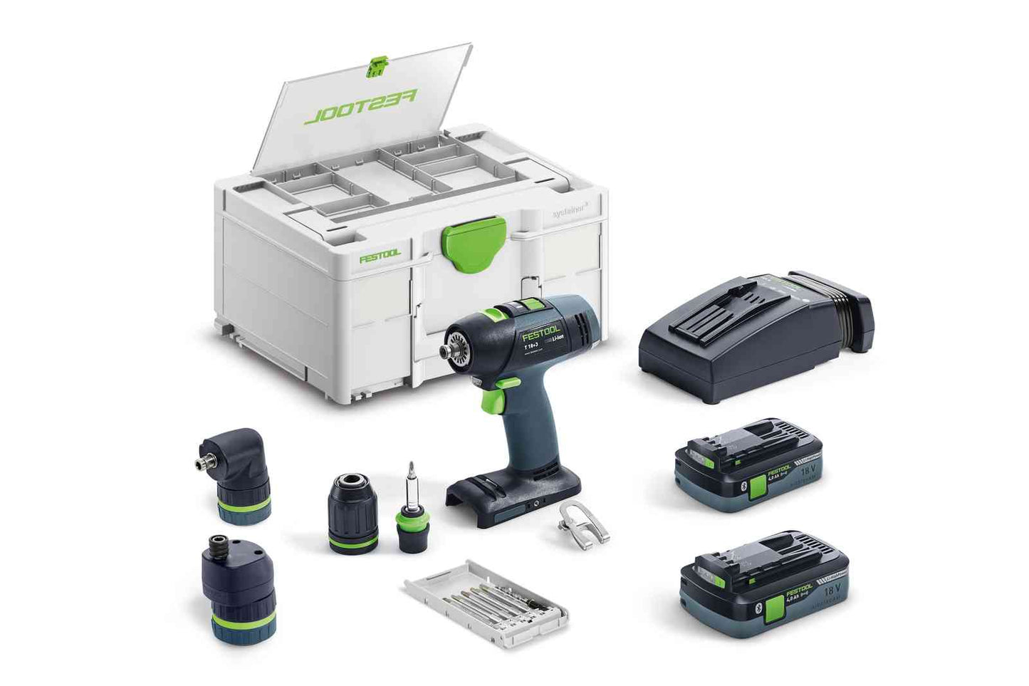 Trapano avvitatore a batteria Festool T18+3 hpc 4.0 i-set