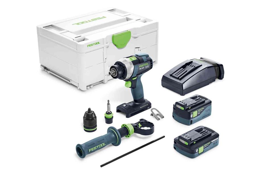 Taladro atornillador inalámbrico Festool quaddrive tdc 18 4 5.0 4.0 i-plus
