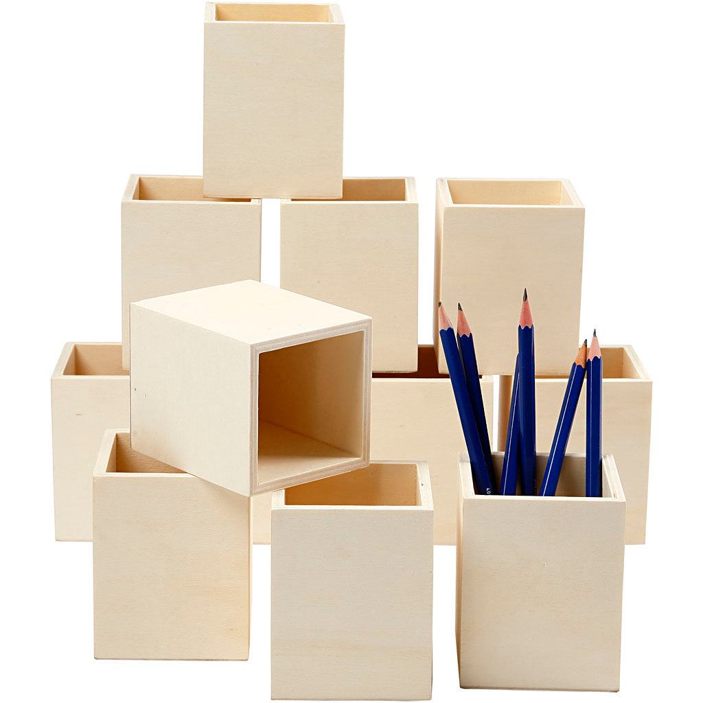 Astuccio aziendale Creativ, h: 9,5 cm, dimensioni 7,5x7,5 cm, 1 pezzo