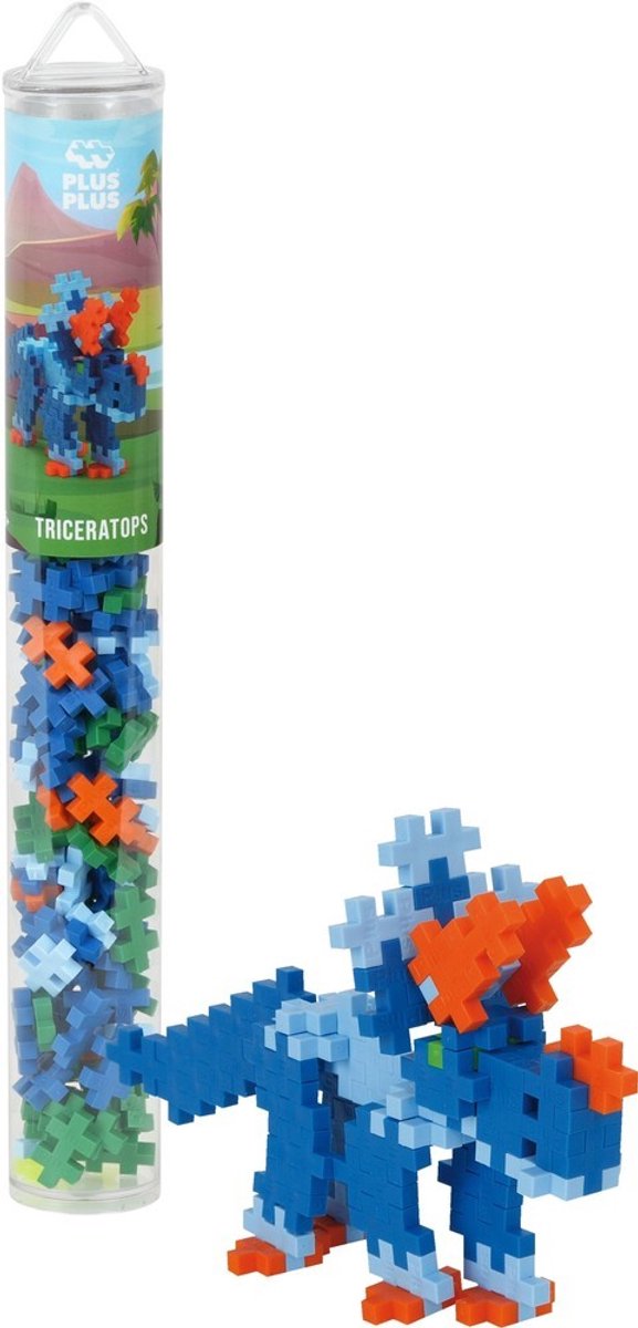 Plus plus tubo triceratopo plus-plus: 100 pezzi (4094)
