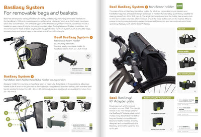 Basil KF - Porta di arco dello sterzo - Nero