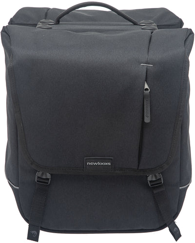 Nova doble - bolsa de bicicleta doble, agua -repelente, negro