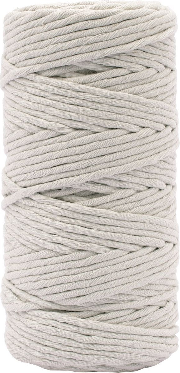 Vaessen creative • corda macramè 3mmx100m grigio chiaro