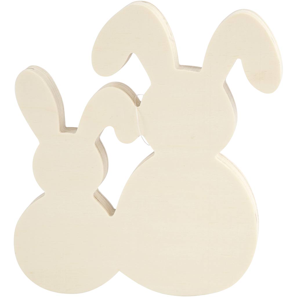 Conigli Creative Company, h: 17 cm, l: 16 cm, spessore 2 cm, 1 set