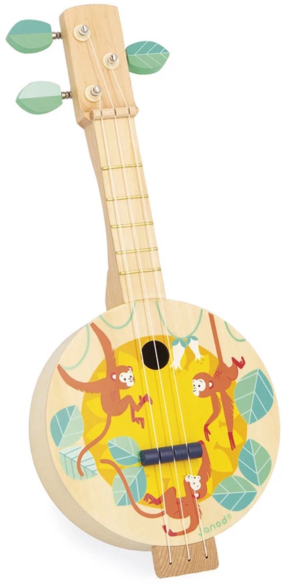Janod - gioia - banjo de madera - selva