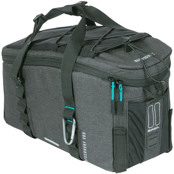 Basil Discovery 365D Bagug Behaviour Bag m - Nero, acqua -rempante, 9L, unisex, sportivo