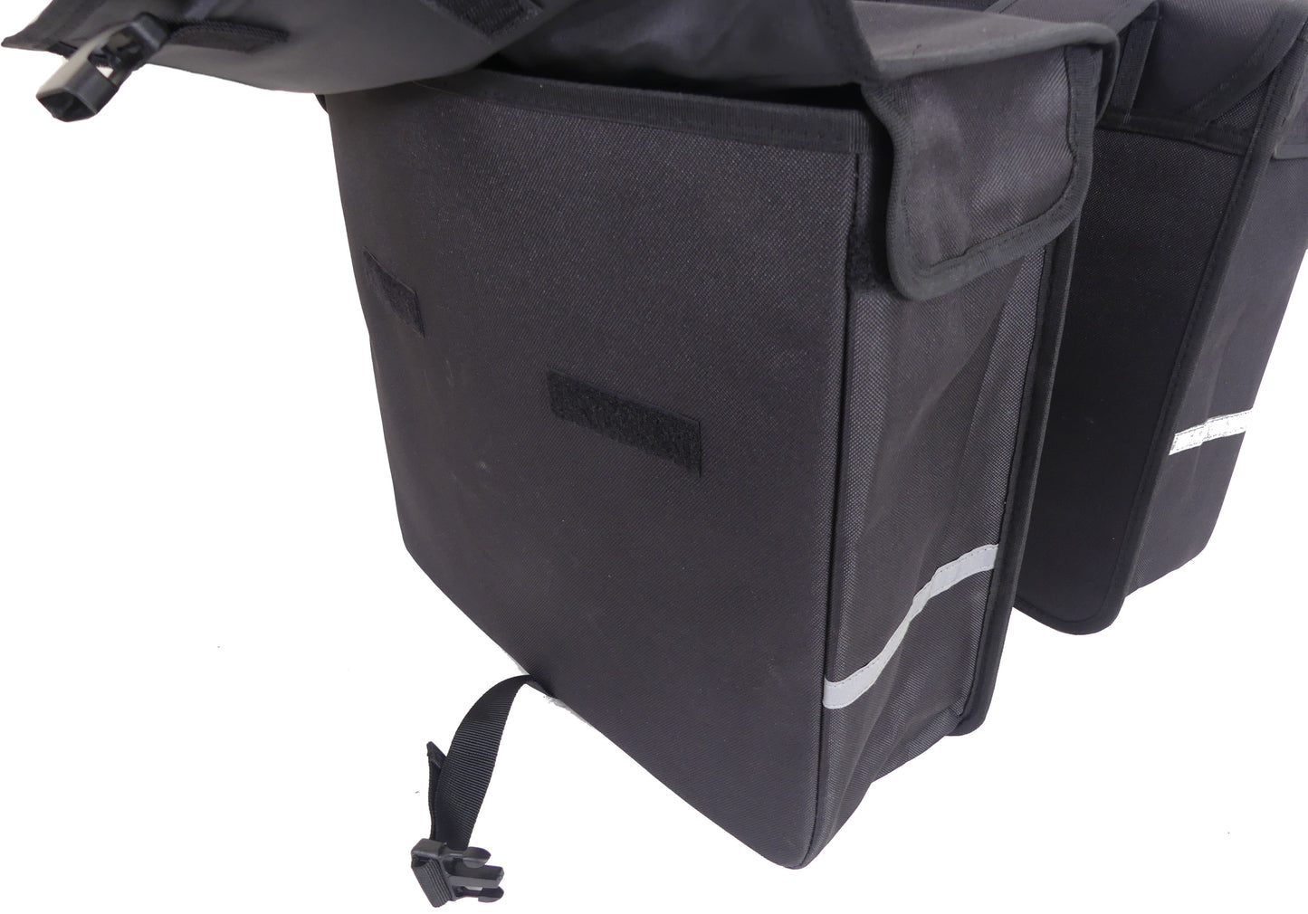 Edge Dubbele fietstas Luxe Shopper 40 liter 38 x 40 x 14cm (2x) zwart