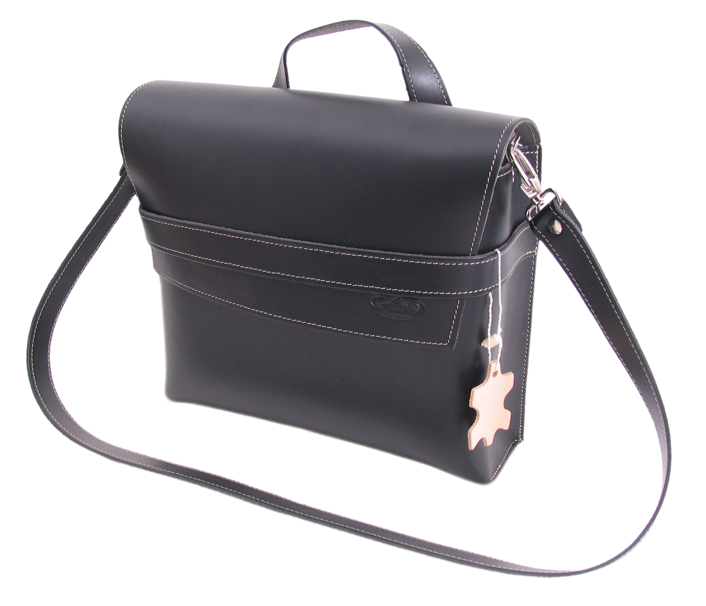 Monte Grappa Bag Bag Cuero 7.5 litros 30 x 10 x 25 litros negros