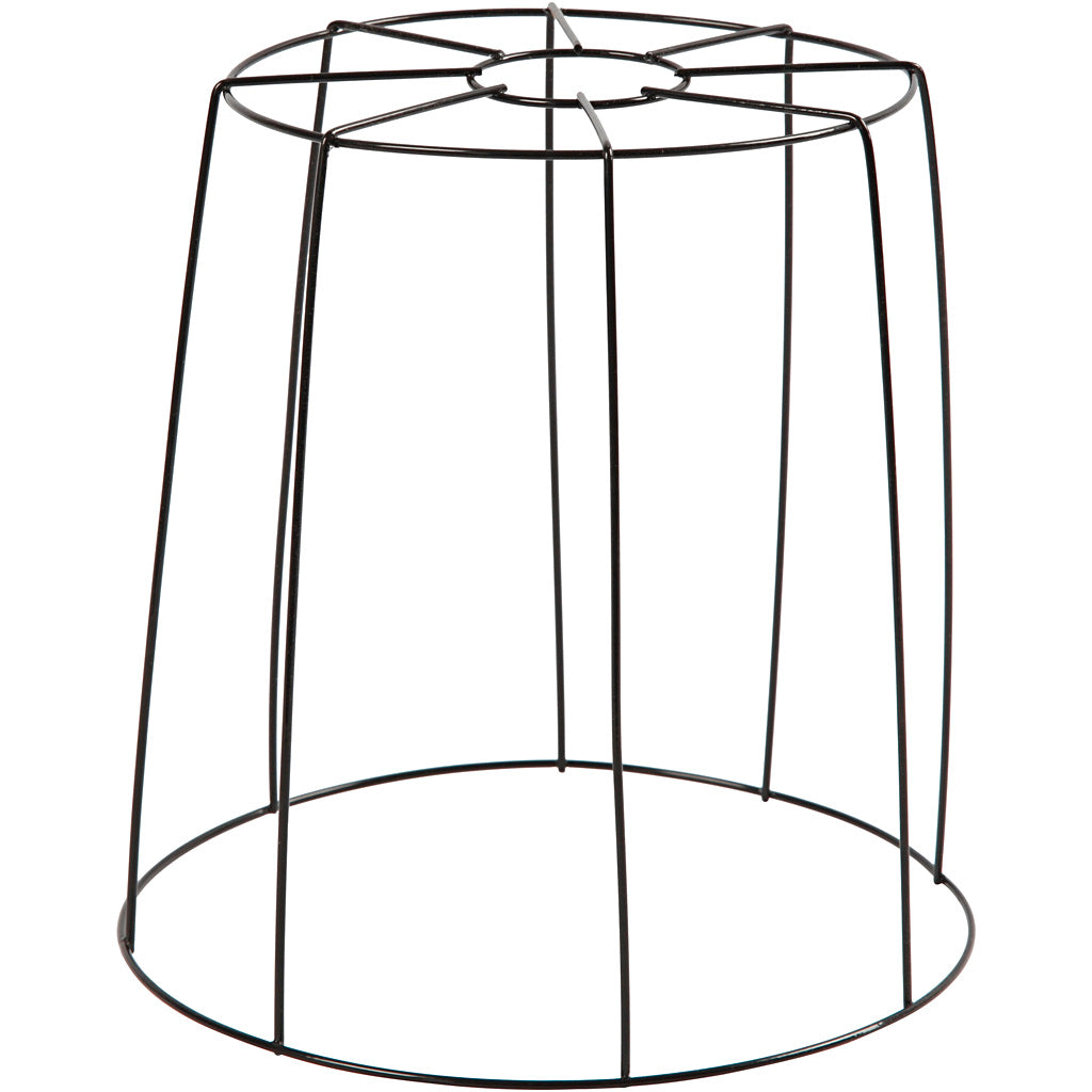 Paralume aziendale Creativ, h: 20 cm, d 15,5-20 cm, nero, 1 pezzo