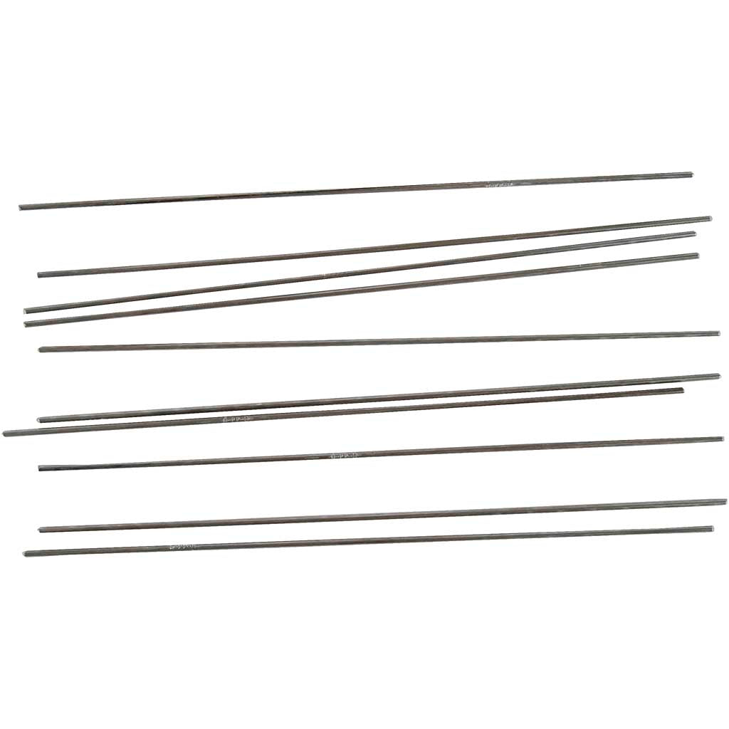 Barra in metallo Creative Company, l: 20 cm, d 2 mm, 10 pezzi 1 scatola