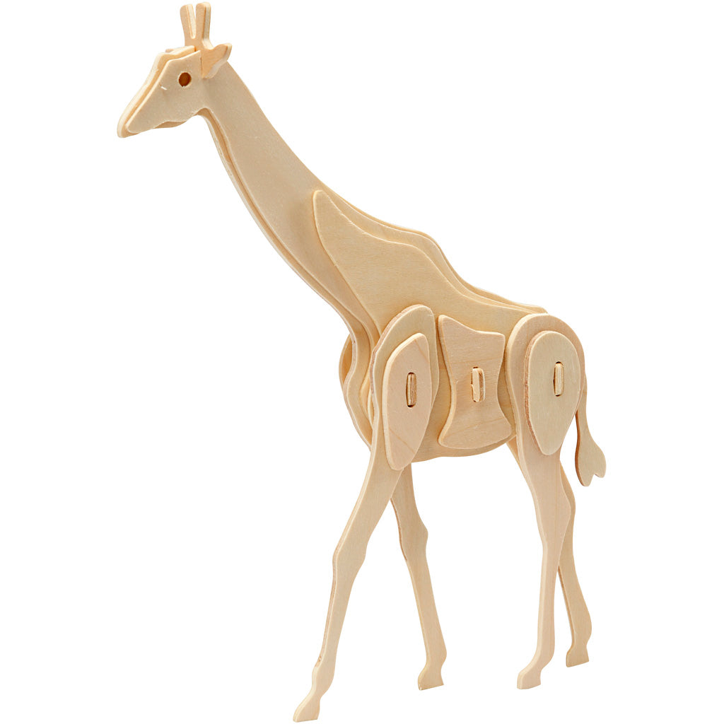 Creativ company rompecabezas 3D, jirafa, dimensiones 20x4,2x25 cm, 1 pieza