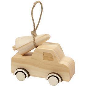 Camion aziendale Creativ con albero di Natale, h: 6 cm, l: 7 cm, l: 3,5 cm, 1 pezzo