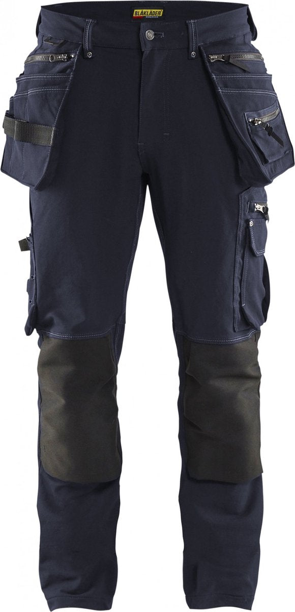 Blåkläder x1900 werkbroek 4-weg stretch 1998 - marineblauw - maat 52 (l)
