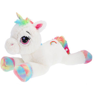 Pluchiez pluche unicornio blanco mentir 80 cm