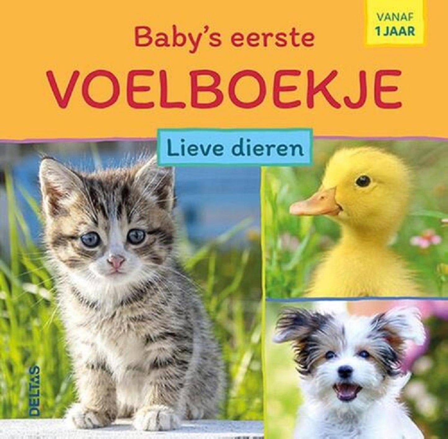 Deltas Babies First Feeling Libro Lieve Dieren