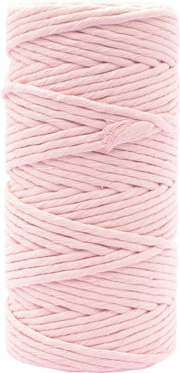 Vaessen creative • corda macramè 3mmx100m rosa chiaro