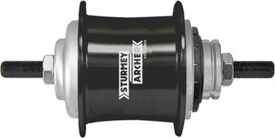 Sturmeyarcher versnellingsnaaf 3 speed sturmey archer s-rf3 vrijloop - 36 gaats - zwart