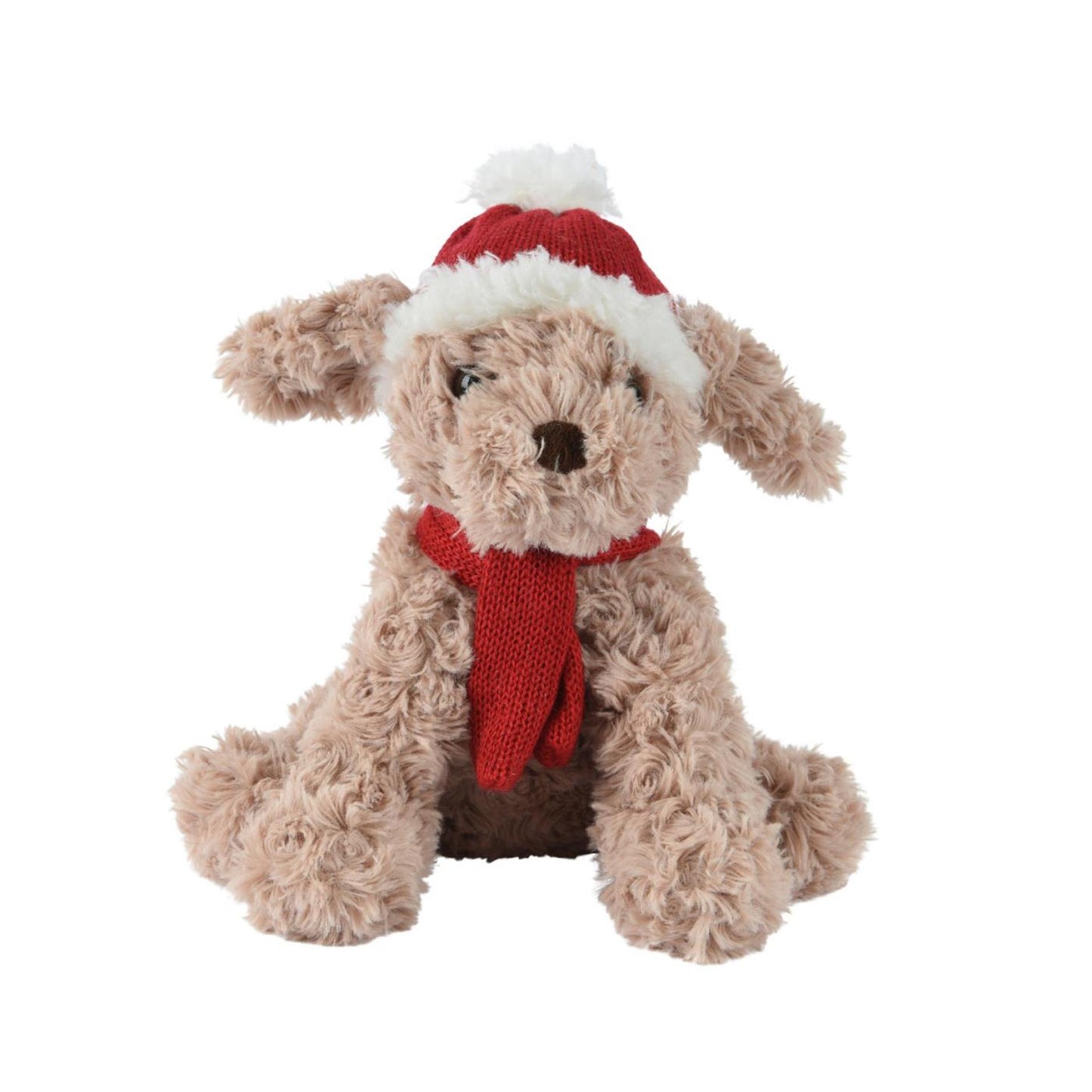 Decoris Natale tenero cane peluche 15x10x20cm
