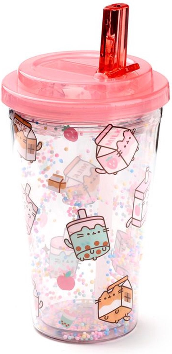 Pusheen SIPS Breack -Strain Durable Double -Walled Cup Cup