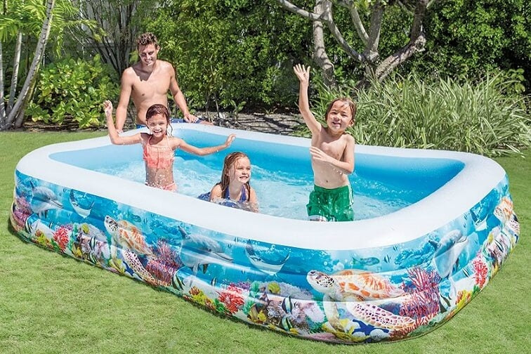 Intex Gran Natadería Inflable Coral tropical