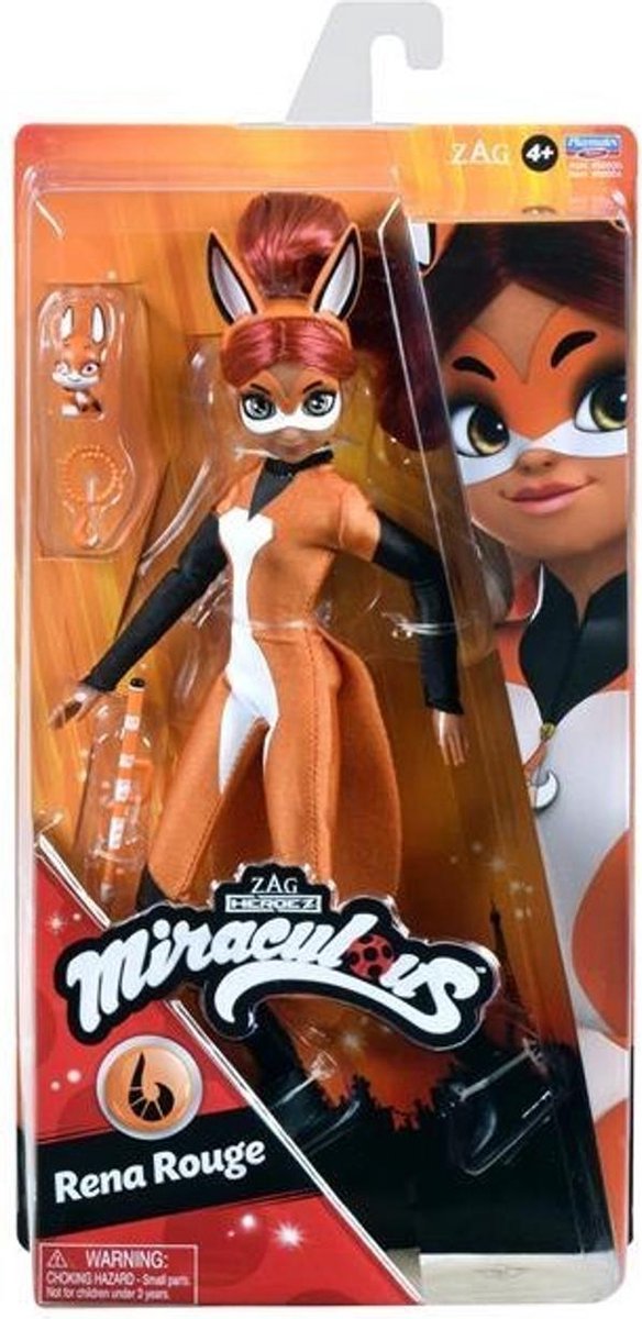 Muñecas de juguete de zorro rojo serie NATO ladybug y cat noir