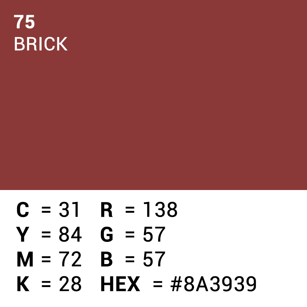 Superior achtergrondpapier 75 brick 1,35 x 11m