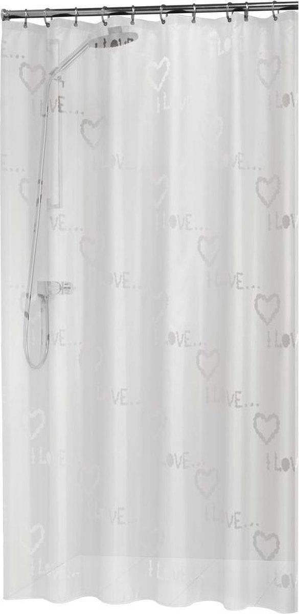 Tenda doccia anticondensa Sealskin 180x200 cm - peva - bianco