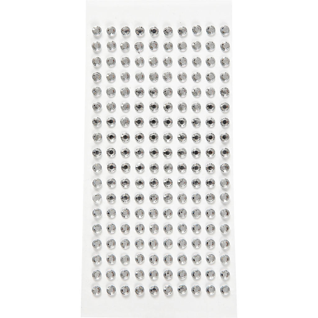 Strass Vivi Gade, d 5 mm, argento, 144 pezzi 1 scatola