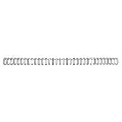 Gbc draagbindruggen wirebind 34 metaal 8mm zwart capaciteit 60vel