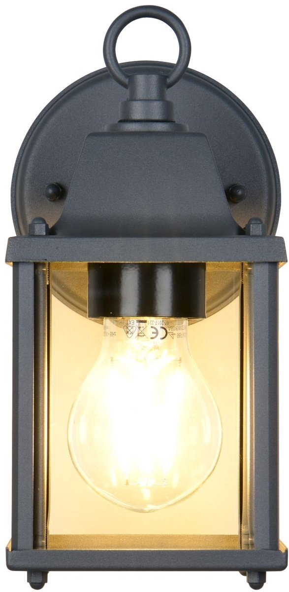Trio mirande - wandlamp - antraciet - excl. 1x e27 4 w - - buitenverlichting - ip23
