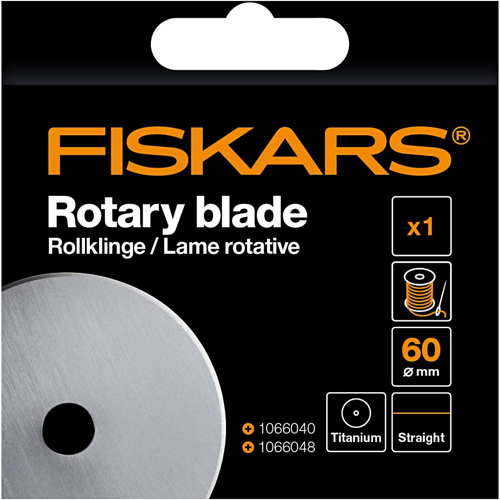 Taglierina rotativa Fiskars, d 60 mm, 1 pezzo