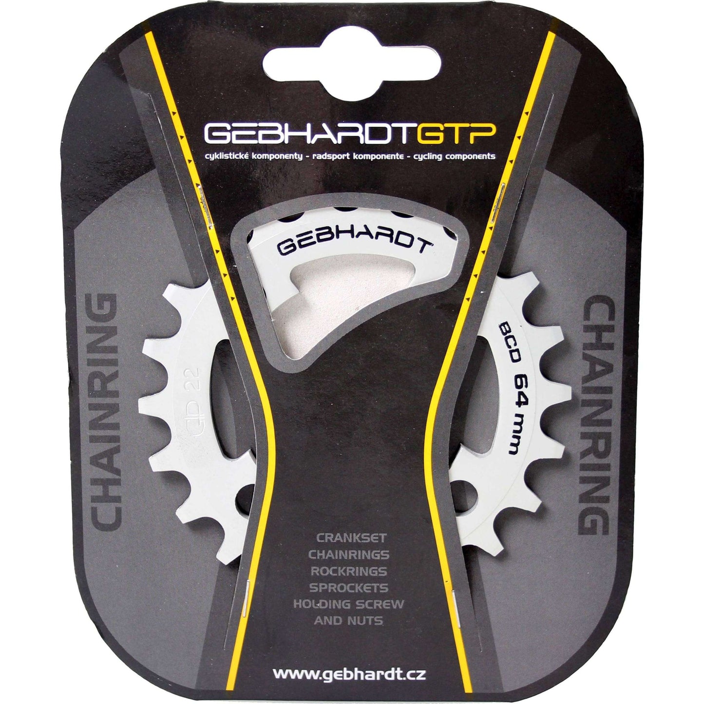 GEBHARDT Cininga Leaf 22T 4 - SHIMANO SILVER - GRIGIO