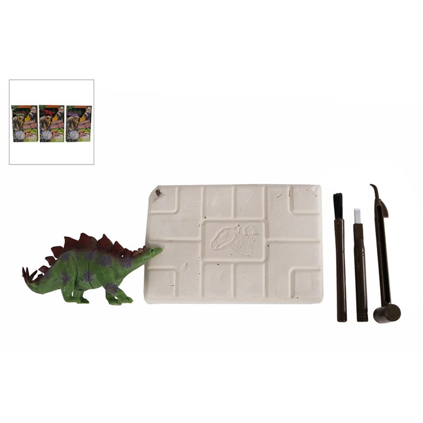 Rompecabezas para cortar fósiles de Dinoworld con dinosaurio