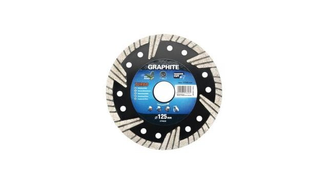 Graphite Graphite Diamond Disc 115x22x6.0x2.4 mm Turbo MPA EN13236